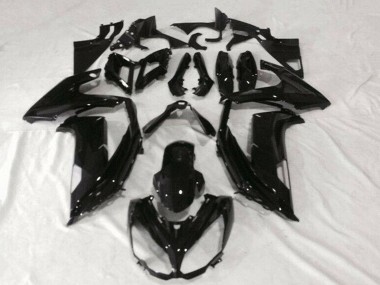 2012-2016 Glossy Black Kawasaki EX650 Motorcycle Fairings UK Stores
