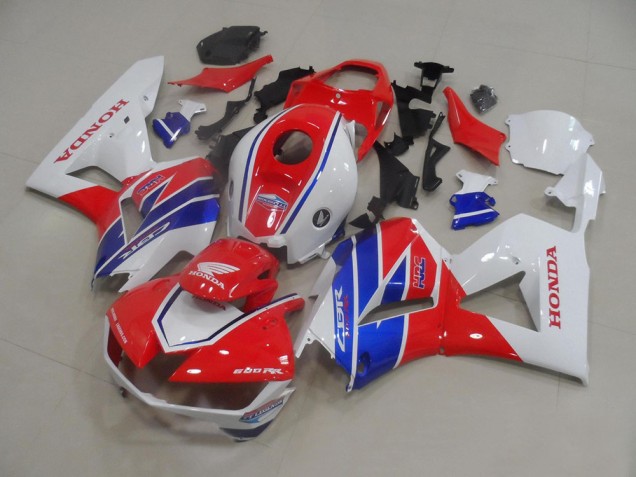 2013-2023 White Red Blue TT Legend Honda CBR600RR Motorcycle Fairings UK Stores