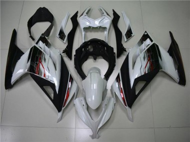 2013-2024 White Red Black Kawasaki Ninja 300 EX300R Motorcycle Fairing UK Stores