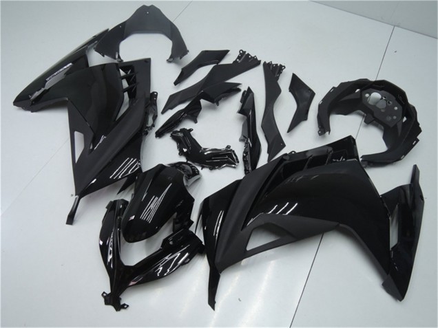 2013-2024 Glossy Black Matte Black Kawasaki Ninja 300 EX300R Motorcycle Fairings UK Stores