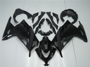 2013-2024 Glossy Black Matte Black Kawasaki Ninja 300 EX300R Motorcycle Fairings UK Stores