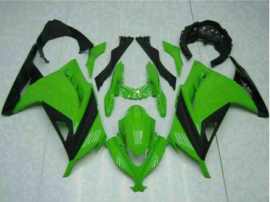 2013-2024 Green Black Kawasaki Ninja 300 EX300R Motorcycle Fairings UK Stores