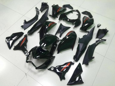 2013-2018 Glossy Black Red Silver Kawasaki Z800 Motorcycle Fairings UK Stores