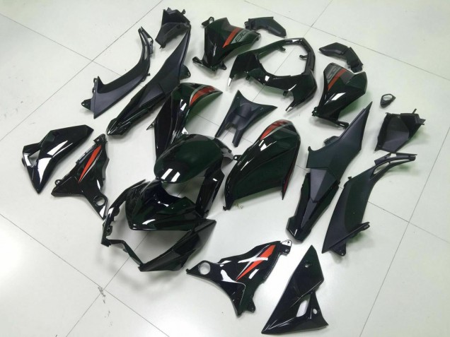 2013-2018 Glossy Black Red Silver Kawasaki Z800 Motorcycle Fairings UK Stores