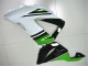 2013-2018 Green White Glossy Black Kawasaki ZX6R Motorcycle Fairings UK Stores