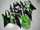 2013-2018 Green Glossy Black Kawasaki ZX6R Bike Fairings UK Stores