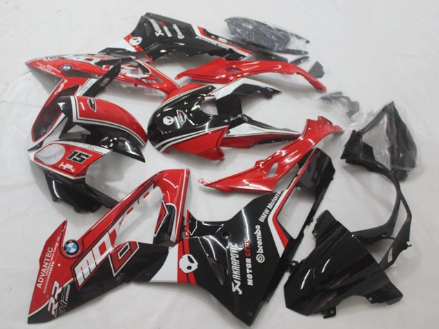 2015-2016 White Red Glossy Black BMW S1000RR Motorcycle Fairing UK Stores