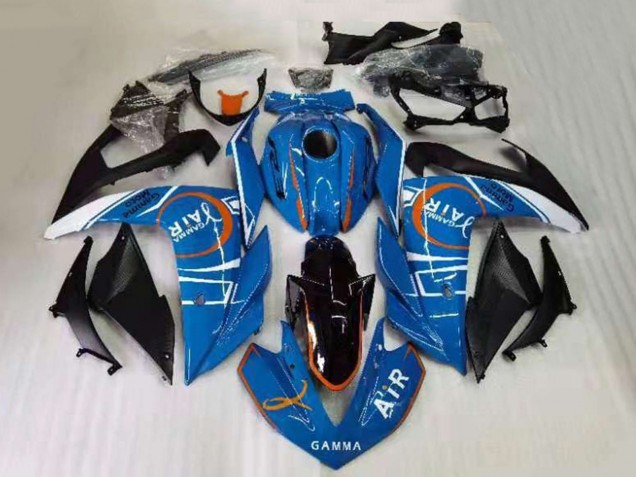 2015-2018 Blue White Black Orange Yamaha YZF R3 Motorcycle Fairings UK Stores