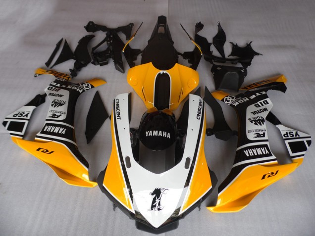 2015-2019 Orange White Black Motul YSP Yamaha YZF R1 Motorcycle Fairings UK Stores