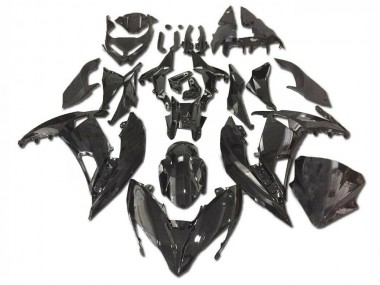 2017-2019 Glossy Black Kawasaki EX650 Motorcycle Fairings UK Stores