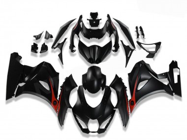 2017-2024 Black Red Suzuki GSXR 1000 Motorcycle Fairings UK Stores