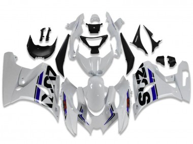 2017-2024 White Blue Black Suzuki GSXR 1000 Motorcycle Fairings UK Stores