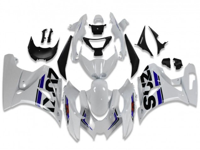 2017-2024 White Blue Black Suzuki GSXR 1000 Motorcycle Fairings UK Stores