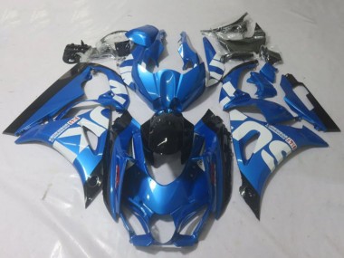 2017-2024 Blue White Black Suzuki GSXR 1000 Motorcycle Fairings UK Stores