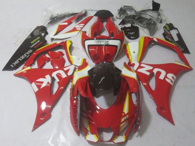 2017-2024 Red Yellow White Suzuki GSXR 1000 Motorcycle Fairings UK Stores