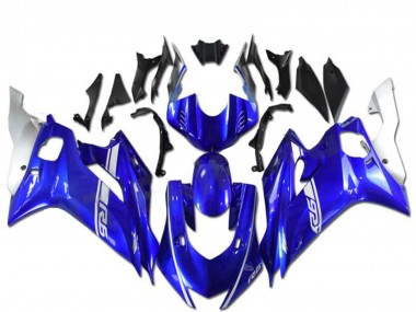 2017-2023 Blue Silver Yamaha YZF R6 Motorcycle Fairings UK Stores