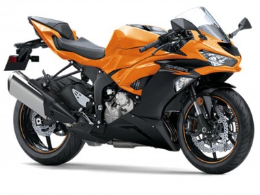 2019-2022 Orange Black Kawasaki ZX6R Motorcycle Fairings UK Stores