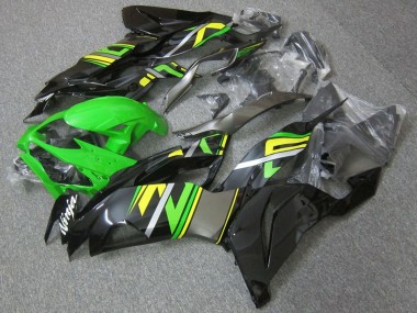 2019-2022 Green Black Yellow Kawasaki ZX6R Motorcycle Fairings UK Stores