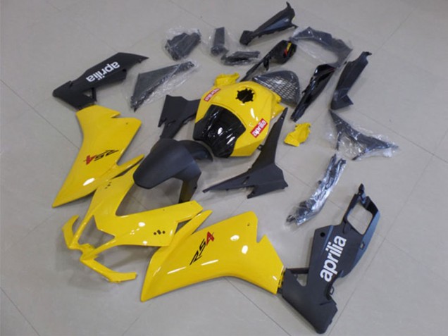 2012-2018 Yellow Matte Black Aprilia RS4 50 125 Motorcycle Fairing UK Stores