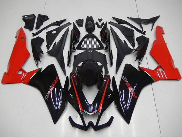 2009-2015 Black Red Aprilia RSV4 1000 Motorcycle Fairings UK Stores