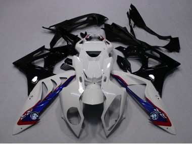 2009-2014 White Blue Glossy Black BMW S1000RR Motorcycle Fairings UK Stores