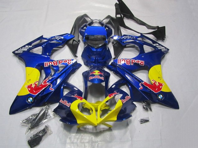 2009-2014 Blue Yellow Red Bull BMW S1000RR Motorcycle Fairings UK Stores