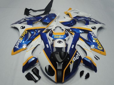 2009-2014 White Yellow Blue Matte Black GoldBet BMW S1000RR Motorcycle Fairings UK Stores