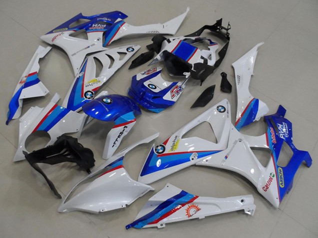 2009-2014 White Red Blue Castrol Pirelli BMW S1000RR Motorcycle Fairings UK Stores