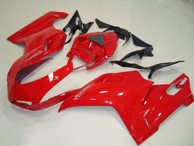 2007-2014 Red Ducati 1098 Motorcycle Fairing Kits UK Stores