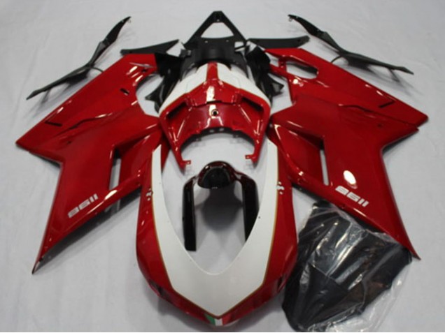 2007-2014 Red Ducati 1198 Motorcycle Fairings UK Stores