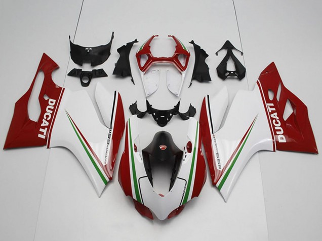 2011-2014 White Red Black Green Ducati 1199 Bike Fairings UK Stores