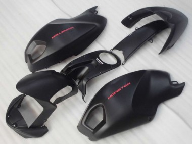 2008-2012 Matte Black Ducati Monster 696 Motorcycle Fairing UK Stores