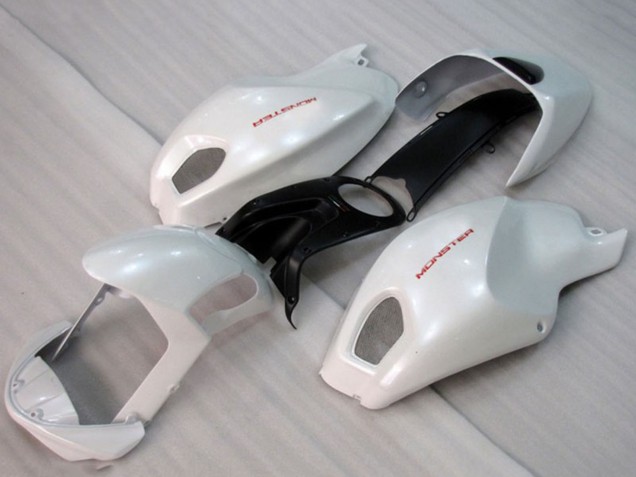 2008-2012 White Ducati Monster 696 Motorcycle Fairings UK Stores