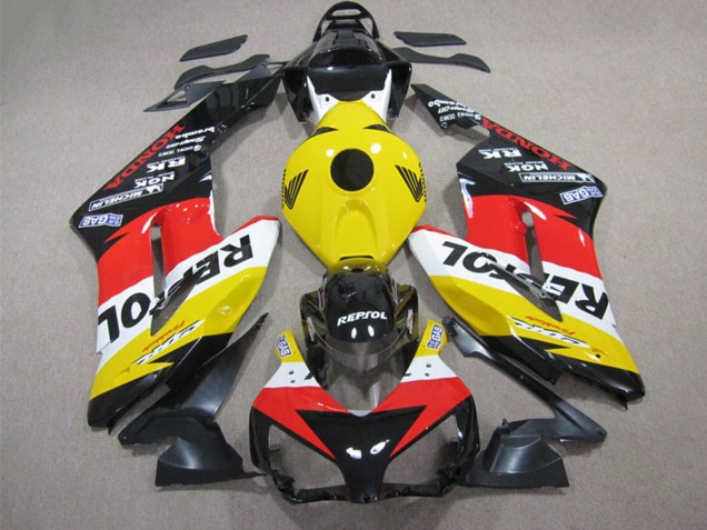 2004-2005 Yellow White Red Glossy Black Repsol Honda CBR1000RR Motorcycle Fairing UK Stores