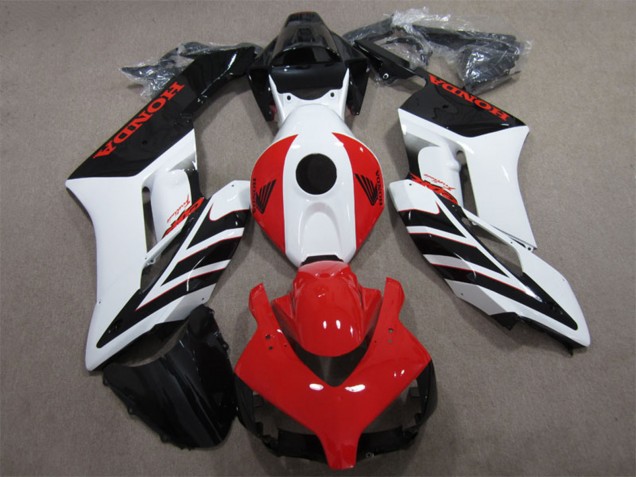 2004-2005 White Red Glossy Black Honda CBR1000RR Motorcycle Fairing UK Stores