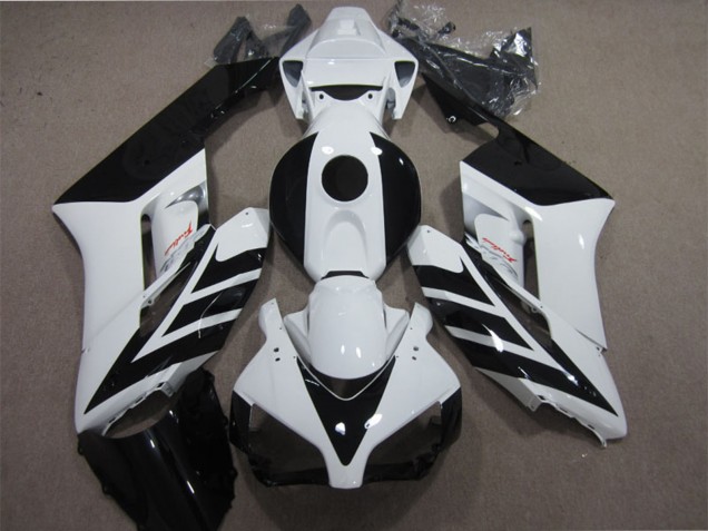 2004-2005 White Glossy Black Stripe Honda CBR1000RR Motorcycle Fairing UK Stores