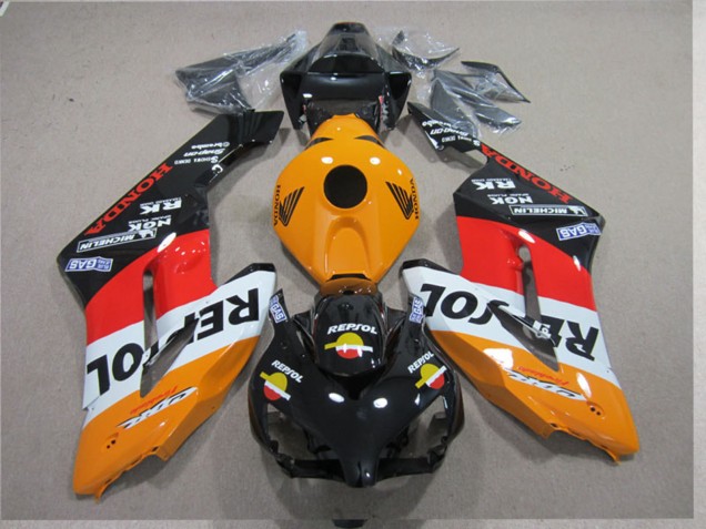 2004-2005 Orange White Red Glossy Black Repsol Honda CBR1000RR Motorcycle Fairings Kits UK Stores