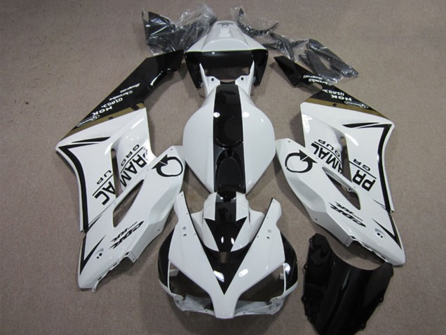 2004-2005 White Glossy Black Pramac Honda CBR1000RR Motorcycle Fairings UK Stores