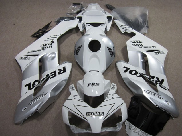 2004-2005 White Silver Black Repsol Honda CBR1000RR Motorcycle Fairing Kits UK Stores