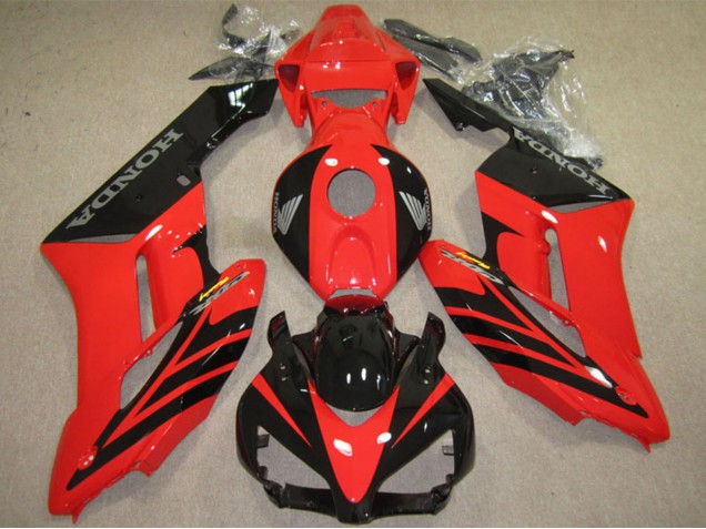 2004-2005 Red Glossy Black Fireblade Honda CBR1000RR Motorcycle Fairings UK Stores