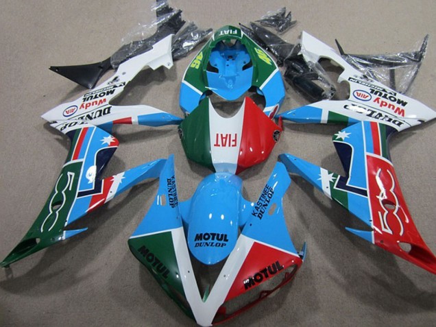 2004-2005 White Blue Red Green Motul Honda CBR1000RR Motorcycle Fairings UK Stores