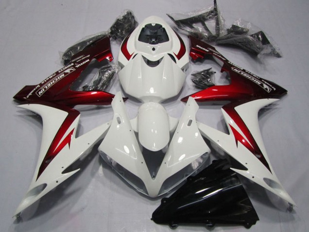 2004-2005 White Red Honda CBR1000RR Motorcycle Fairings UK Stores