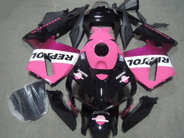 2004-2005 Pink White Glossy Black Repsol Honda CBR1000RR Motorcycle Fairings UK Stores