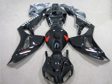 2006-2007 Glossy Black Red Honda CBR1000RR Motorcycle Fairings UK Stores