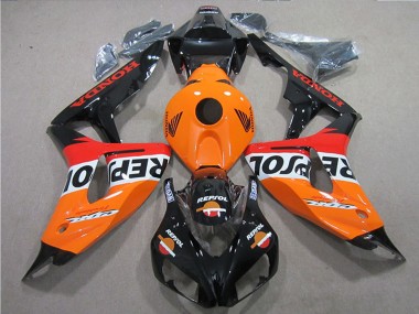 2006-2007 Orange White Red Glossy Black Repsol Honda CBR1000RR Bike Fairings UK Stores