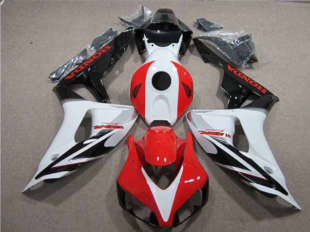 2006-2007 White Red Glossy Black Fireblade Honda CBR1000RR Motorcycle Fairings UK Stores