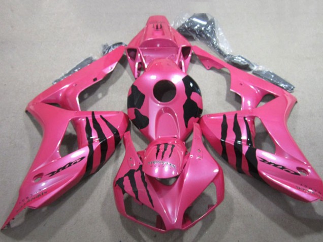 2006-2007 Pink Black Monster Honda CBR1000RR Motorcycle Fairings UK Stores