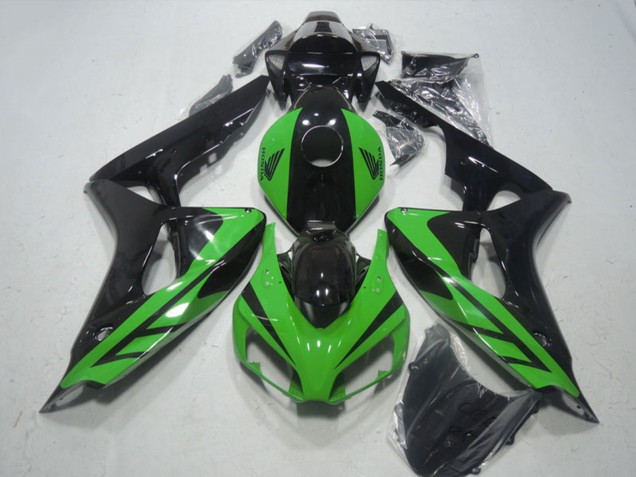2006-2007 Green Glossy Black Honda CBR1000RR Motorcycle Fairing UK Stores