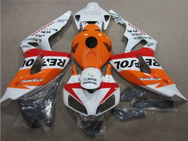 2006-2007 White Orange Red Black Repsol Honda CBR1000RR Motorcycle Fairings UK Stores