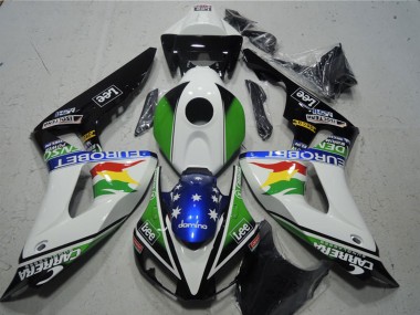 2006-2007 White Green Red Yellow Blue Glossy Black Carrera EuroBet Lee Honda CBR1000RR Motorcycle Fairings UK Stores